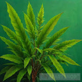 Original Landscape Plants Oil Painting # 29 Ai Art