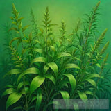 Original Landscape Plants Oil Painting # 29 Ai Art