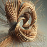 Ornate Wooden Carvings Ai Artwork