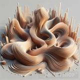 Ornate Wooden Carvings Ai Artwork