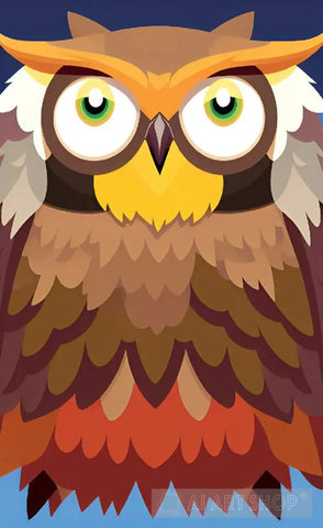 Owl 3 Ai Artwork