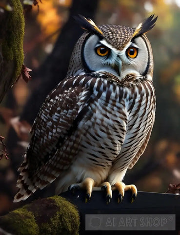 Owl Animal Ai Art