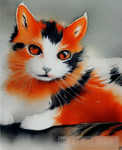 Oyen Lovely Cat Animal Ai Art