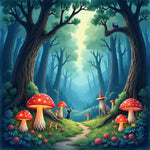 Whimsical Magical Forest Glen