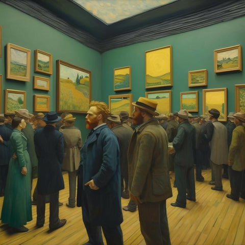 Van Gogh In a Crowd