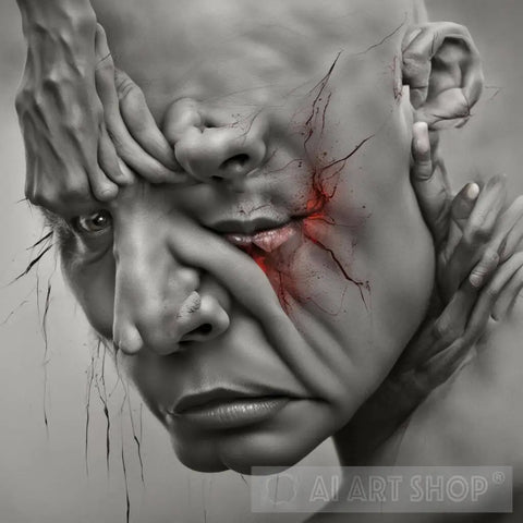 Pain And Anger Expressionism Ai Art