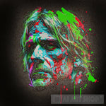 Painted Portrait Of Kurt Cobain Portrait Ai Art