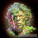 Painted Portrait Of Mick Jagger Portrait Ai Art