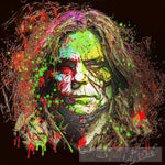 Painted Portrait Of Ozzy Osbourne Portrait Ai Art