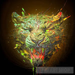 Ai Painted Tiger 2 Animal Art