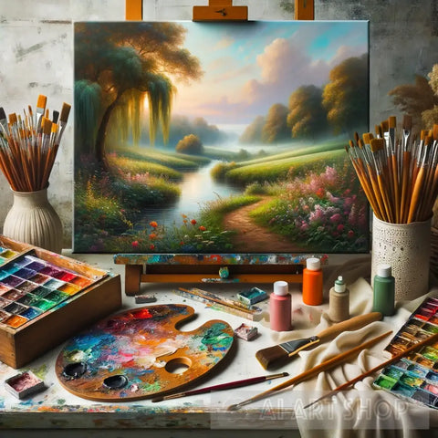 Painters Passion Still Life Ai Art