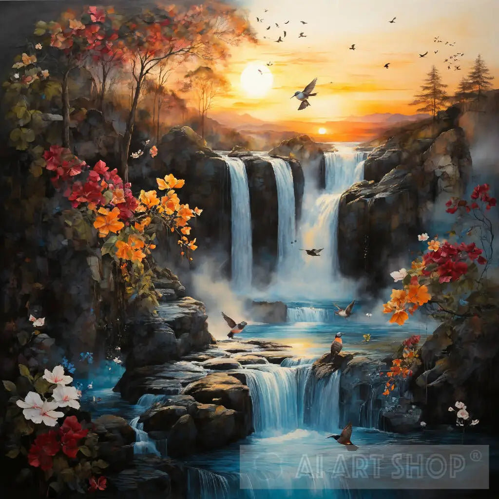 painting combining photography and drawing