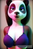 Panda Bust Collection 1 Ai Painting