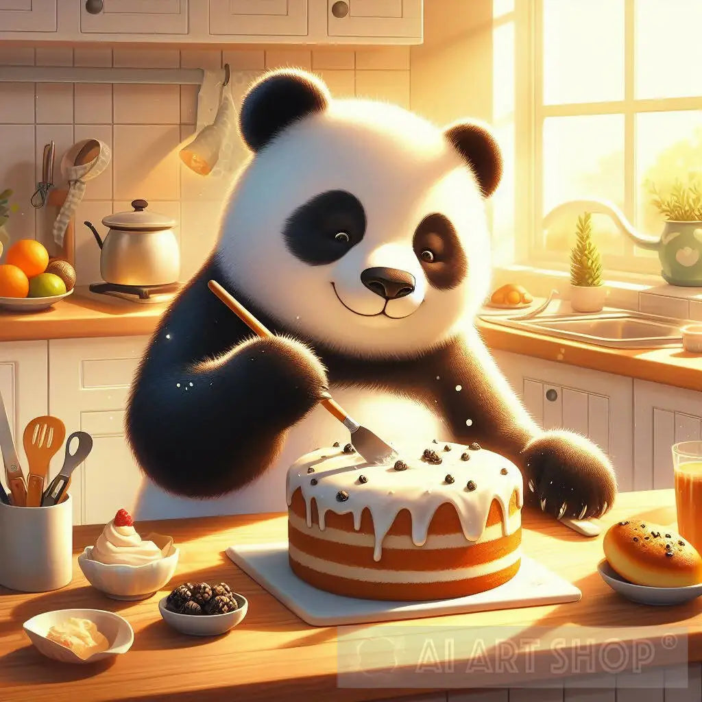 panda cooking