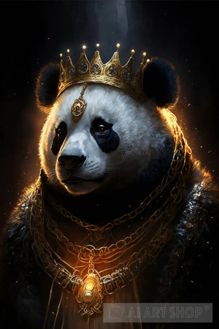 Panda King V2 Animal Ai Art