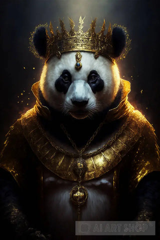 Panda King V5 Animal Ai Art