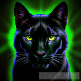 Panther Feline Cat Animal Animal Ai Art