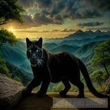 Panther Feline Cat Animal Animal Ai Art