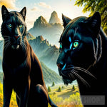 Panther Feline Cat Animal Animal Ai Art