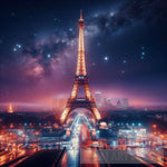 Paris At Night Art Ai Painting