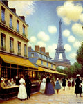 Paris Cafe Ai Artwork
