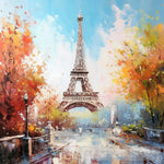 Paris In Autumn Ai Painting