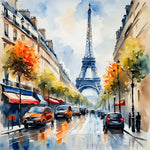 Paris Nigth Ai Painting