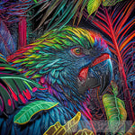 Parrot In The Wilderness Animal Ai Art