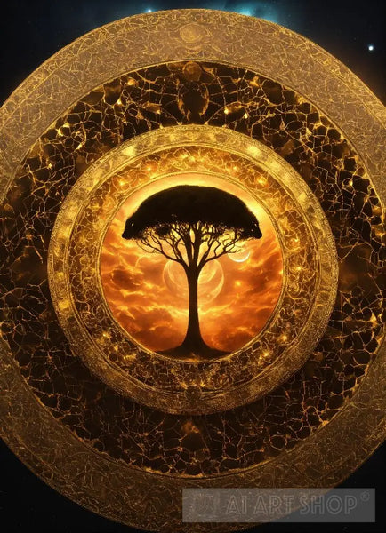 patterns resemble a solar eclipse