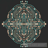 Patterns Resembling Circuitry Representing The Intersection Of Technology And Nature 12 Abstract Ai