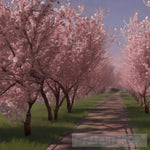 Peach Blossoms Ai Artwork