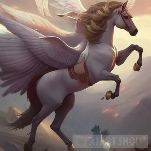 Pegasus Painting Ai Artwork