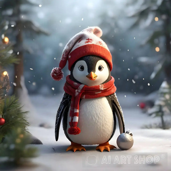 Festive top Penguin