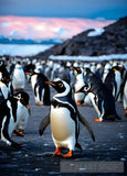 Penguins In Groups Animal Ai Art