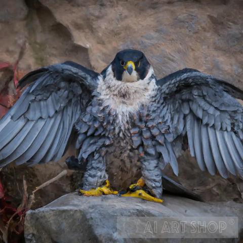 Peregrine Falcon03 Animal Ai Art