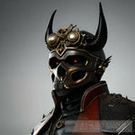 Photorealistic Skull-Masked Knight Fantasy Portrait Ai Art