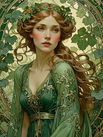 Art Nouveau Girl 7