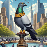 Pigeon King Of Nyc Ai Artwork