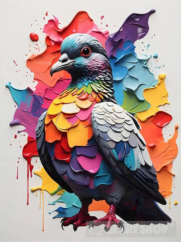 Pigeon Painting Ai