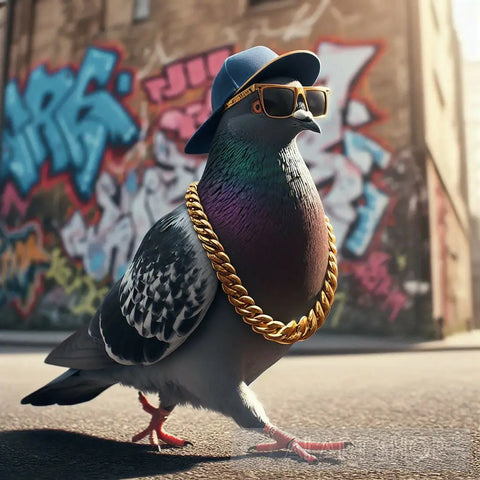 Pigeon Swag Ai Artwork