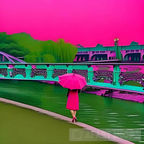 Pink Lady By River Ai Artwork