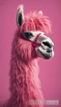 Pink Lama Ai Artwork