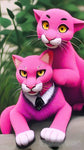 Pink Panther Cartoons Animal Ai Art