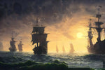 Pirate Ships #03 Ai Painting