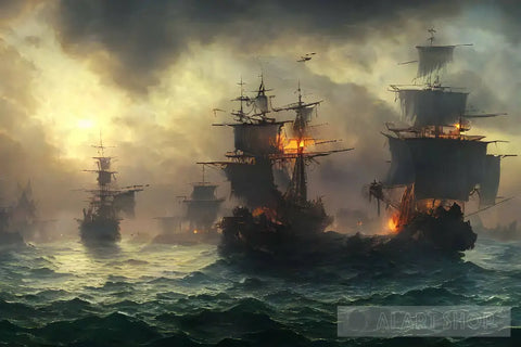 Pirate Ships #08 Ai Artwork