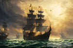 Pirate Ships #15 Ai Painting