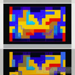 ’Pixelated Perspectives: Exploring Ai-Enhanced Abstract Art’ Portrait Ai Art