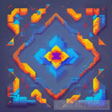 ’Pixelated Perspectives: Exploring Ai-Enhanced Abstract Art’ Portrait Ai Art