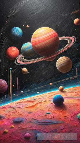 Planets Ai Artwork