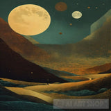 Planets And Stars Ai Artwork